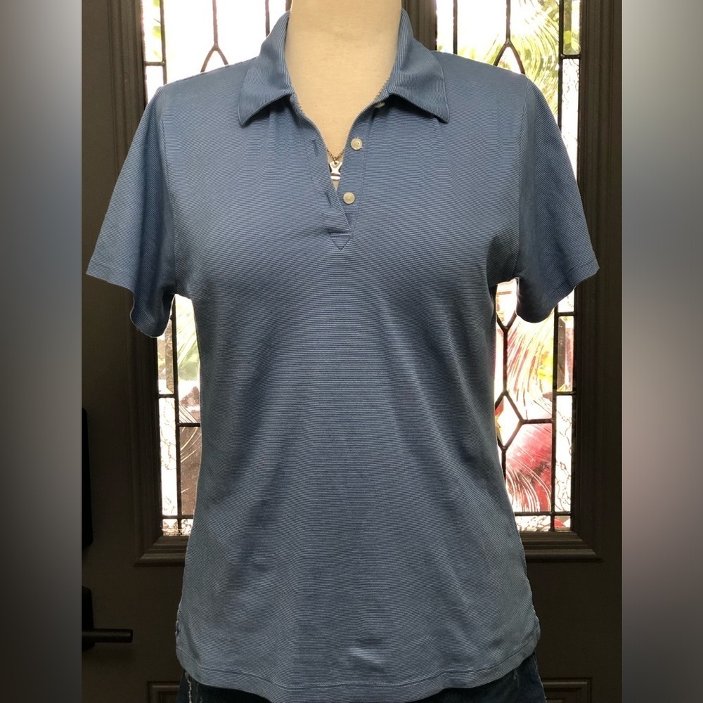 Cutter & Buck Women's Drytec  Resolute Striped Polo Shirt